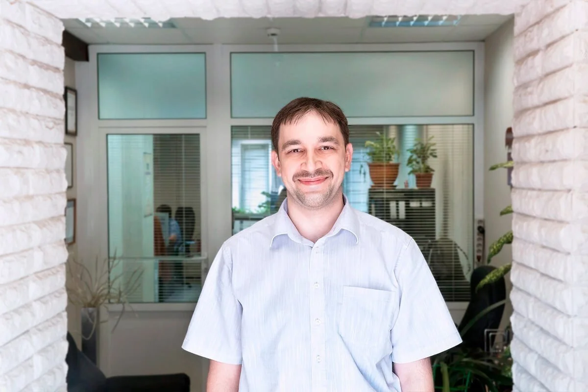 SEO specialist at desk